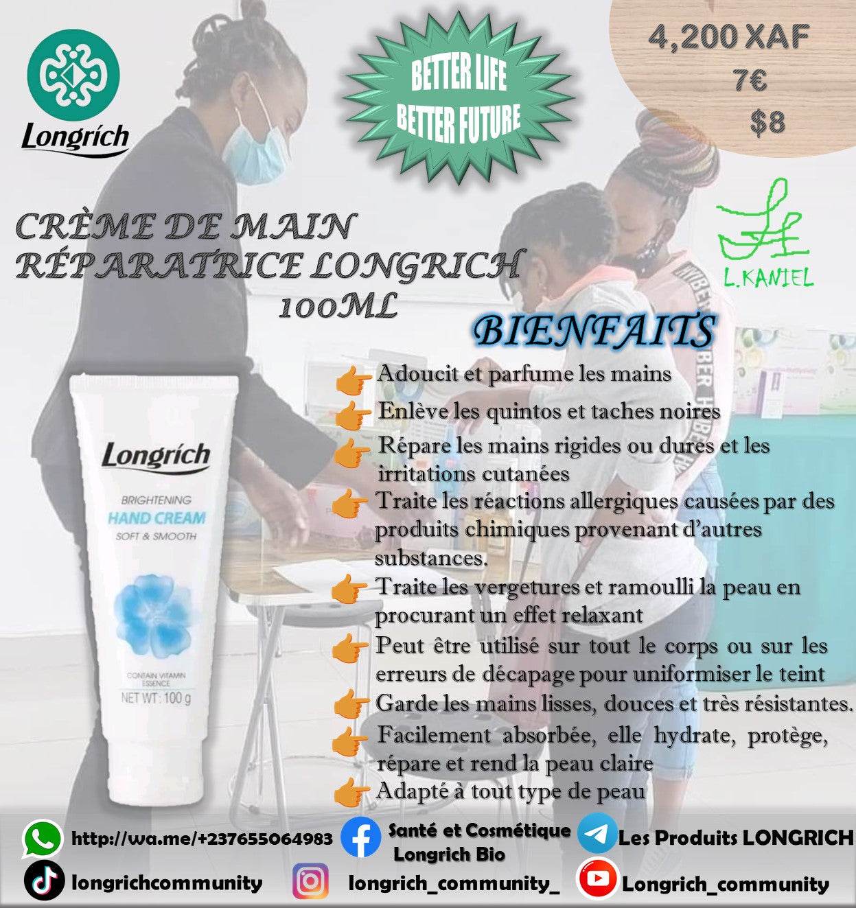 Peau mouate, sèche et vieillissante Traitement Longrích